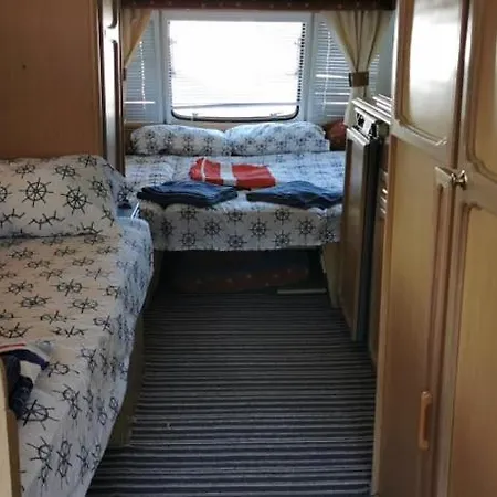 Sea Caravan On The Campsite