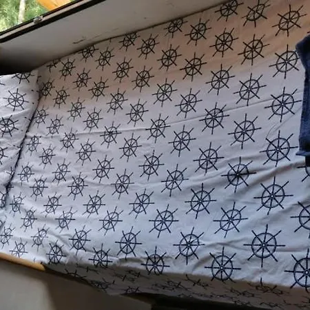 Sea Caravan On The Campsite *