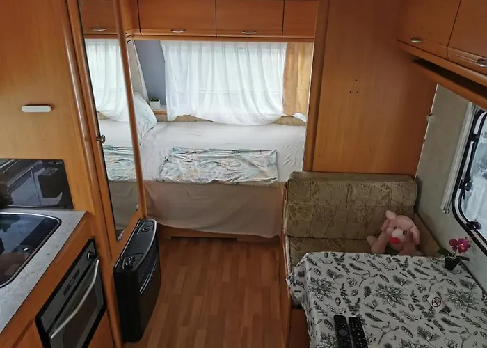 Camping Sea Caravan On The *