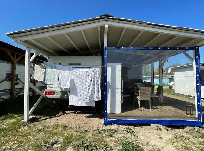 Sea Caravan On The Camping *