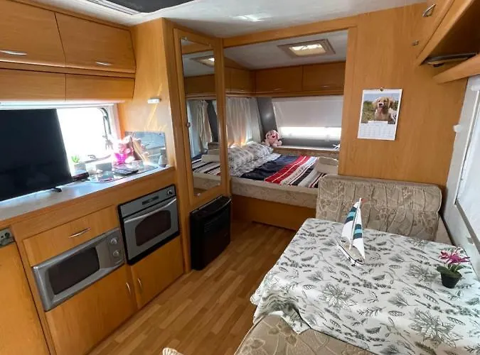 Sea Caravan On The Camping