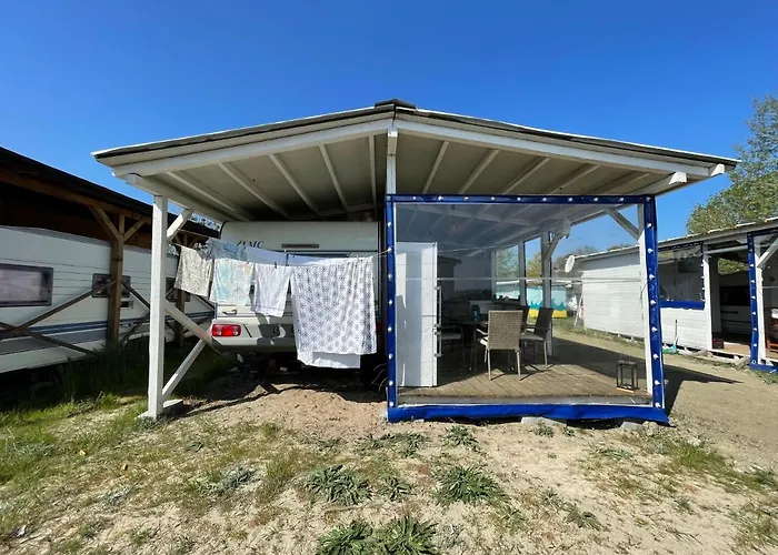 Sea Caravan On The Camping