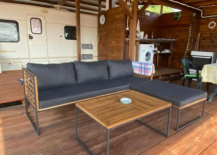 Camping Sea Caravan On The