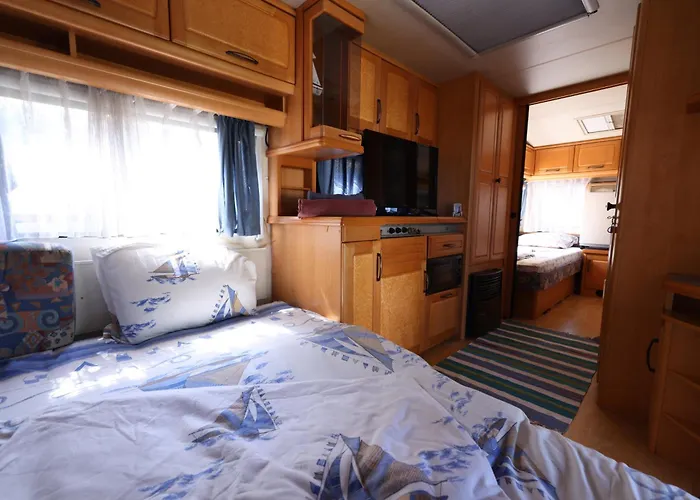 Camping Sea Caravan On The