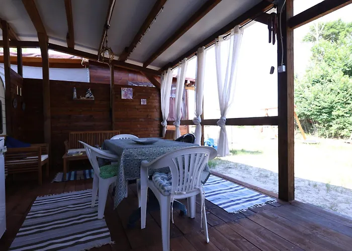 Sea Caravan On The Camping