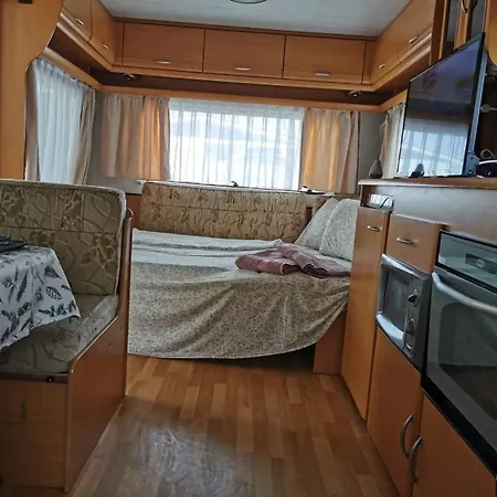 Sea Caravan On The Campsite Kiten (Burgas)