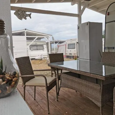 Sea Caravan On The Campsite Kiten (Burgas)