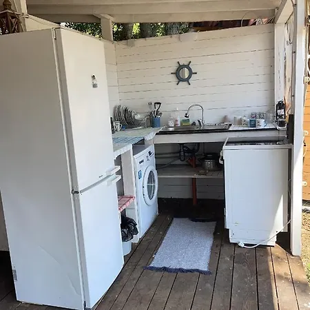 Sea Caravan On The Campsite