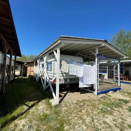 Sea Caravan On The Campsite Kiten (Burgas)