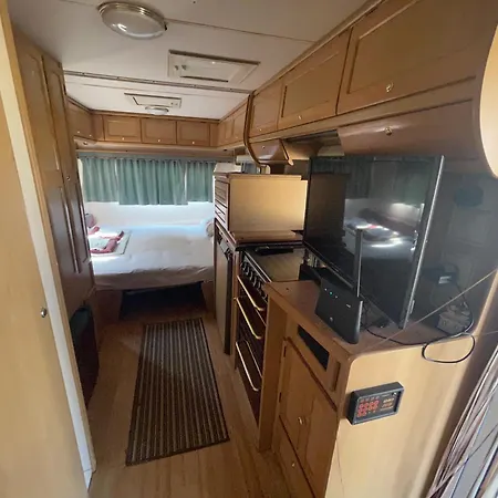 Sea Caravan On The Campsite Kiten (Burgas)