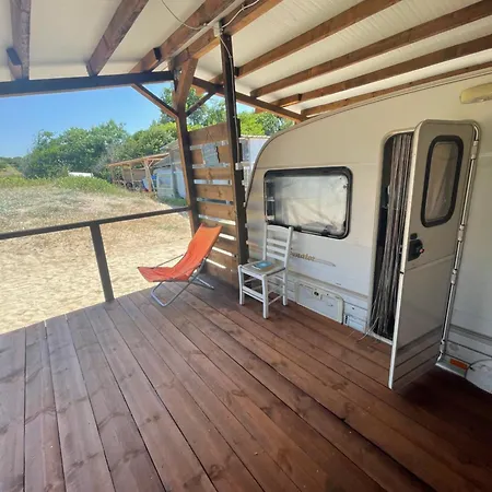 Campsite Sea Caravan On The